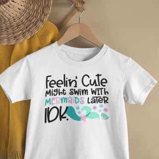 mockup of a kid s t shirt hanging from a wall rack 33736 4