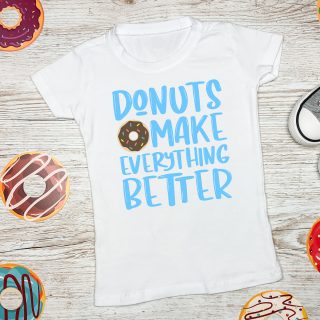 Donuts make evrythign better blue scaled